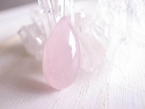 ローズクォーツ　マダガスカル産　ルース　天然石 - 画像 (2)