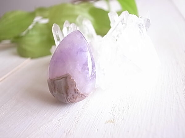 レア！アメジスト　アゲート　メキシコ産　ルース　天然石 - 画像 (2)