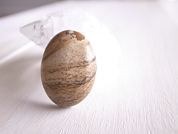 砂の惑星　シリシフェイド・ピクチャーサンドストーン　南アフリカ産　天然石 - 画像 (2)