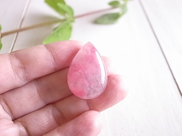 桜の舞　ロードナイトインクォーツ　ブラジル産　ルース　　天然石　 - 画像 (6)