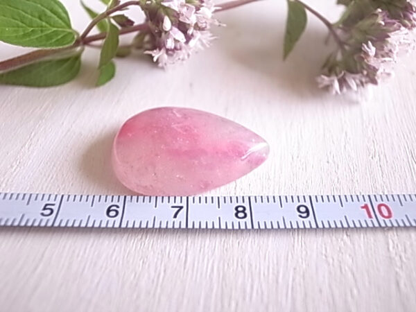 桜の舞　ロードナイトインクォーツ　ブラジル産　ルース　　天然石　 - 画像 (7)