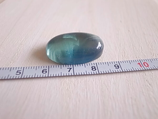 ブルーラグーンの輝　フローライト　発光　内モンゴル産　ルース　天然石 - 画像 (8)