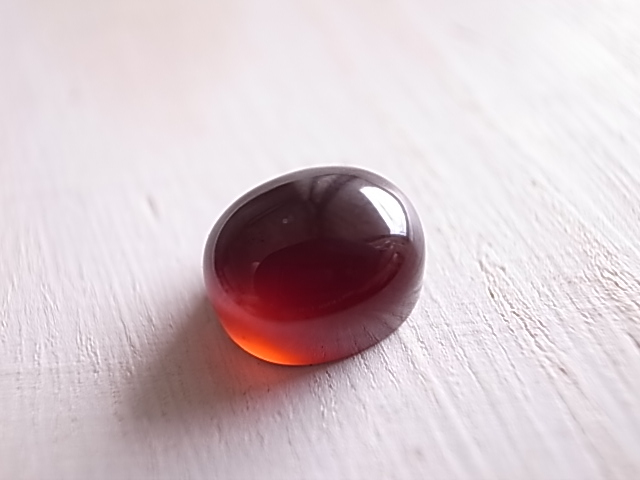 オレンジガーネット モザンビーク産 プチサイズ ルース 天然石 - 画像 (2)