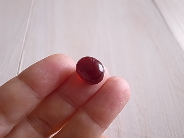 オレンジガーネット モザンビーク産 プチサイズ ルース 天然石 - 画像 (5)