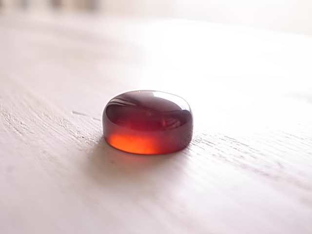 オレンジガーネット モザンビーク産 ルース 天然石 - 画像 (2)