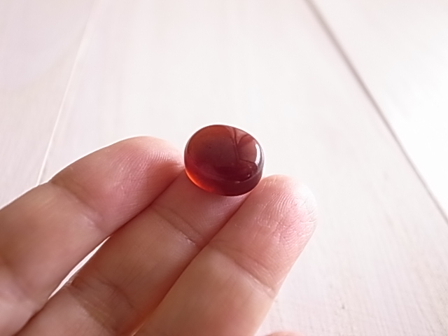 オレンジガーネット モザンビーク産 ルース 天然石 - 画像 (6)