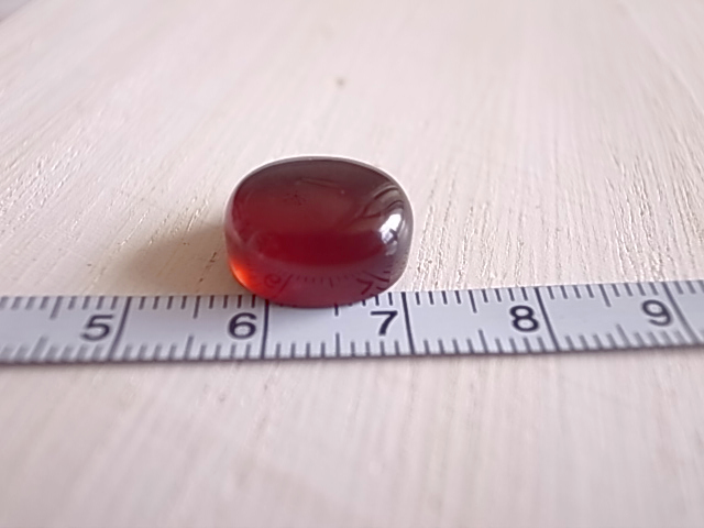 オレンジガーネット モザンビーク産 ルース 天然石 - 画像 (7)