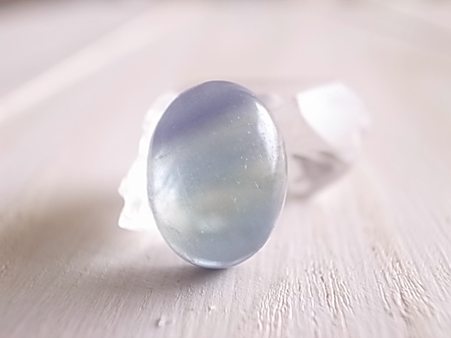 アウトレット 紺青の刻 ブルーフローライト ルース 天然石 - 画像 (5)