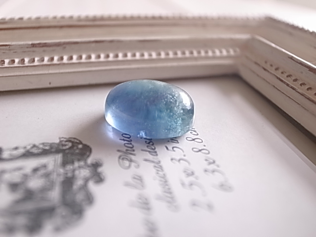 藍い海 ブルーフローライト ルース 天然石 - 画像 (4)