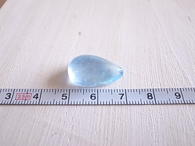 淡水の輝石 アクアマリン 南アフリカ産 ルース - 画像 (6)