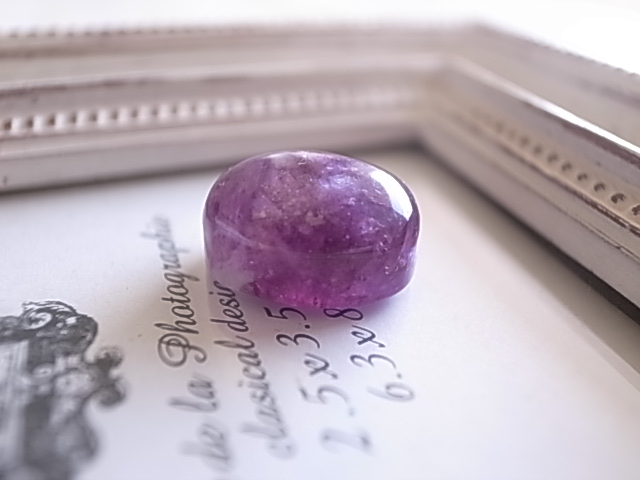 レピドライト・グラニティック・ペグマタイト1 ブラジル産 ルース 天然石 - 画像 (3)