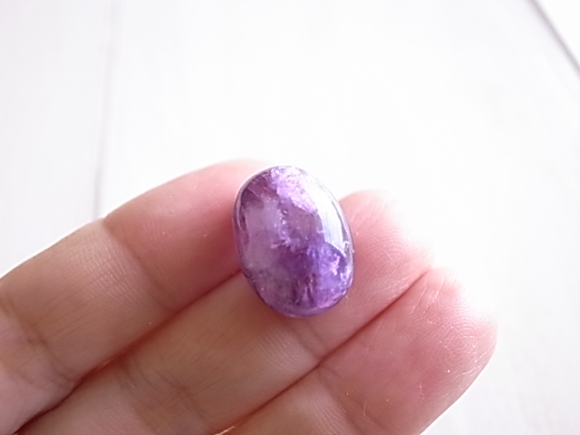 レピドライト・グラニティック・ペグマタイト2 ブラジル産 ルース 天然石 - 画像 (5)