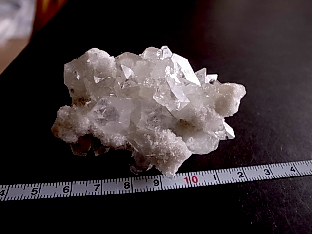 送料無料 ダイヤモンドアポフィライト スティルバイト 64g インド産 原石 - 画像 (9)