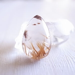 ルチルクォーツ　ブラジル産　ルース 　天然石