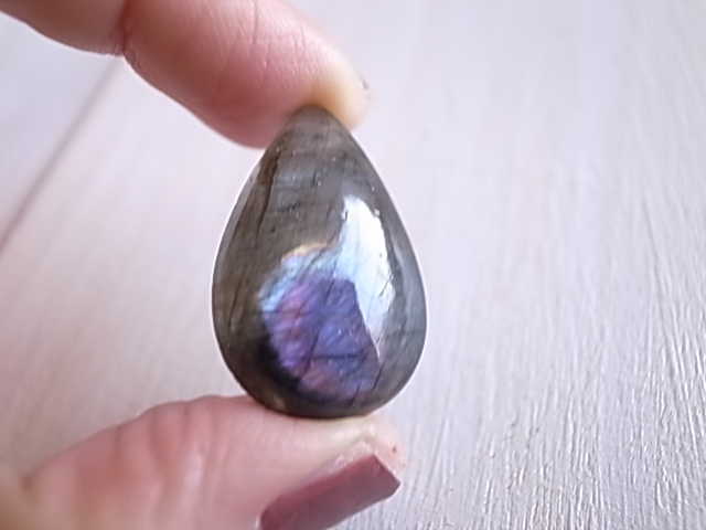 ピンクラブラドライト マダガスカル産 ルース 天然石 - 画像 (2)