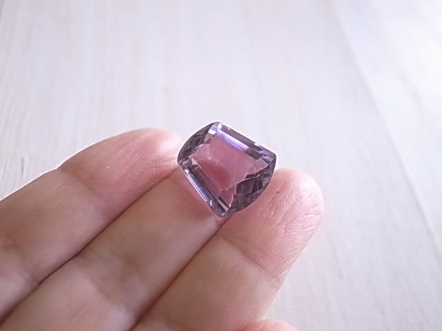 アメジスト カット入り ルース 天然石 - 画像 (5)