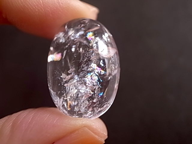 虹の閃光 アイリスクォーツ レインボークリスタル ブラジル産 天然石 - 画像 (2)