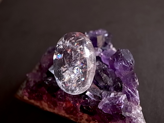 虹の閃光 アイリスクォーツ レインボークリスタル ブラジル産 天然石