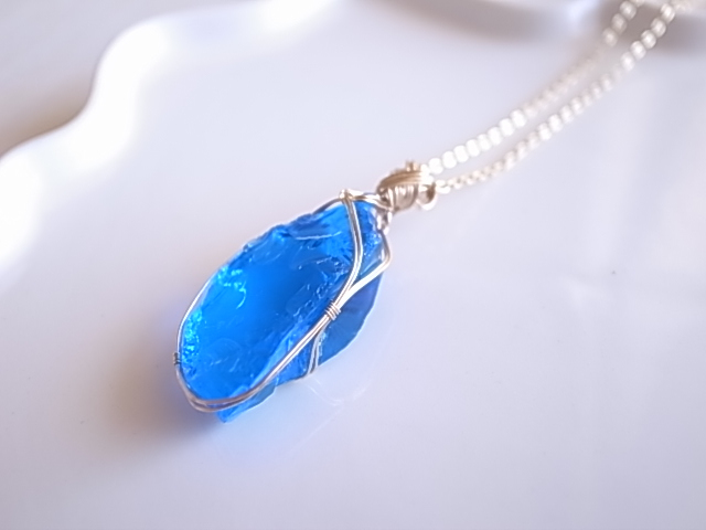 アンダラクリスタル エレクトリックブルー ペンダントトップ 14kgf シェラネバダ産 - 画像 (5)