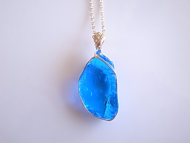 アンダラクリスタル エレクトリックブルー ペンダントトップ 14kgf シェラネバダ産 - 画像 (2)