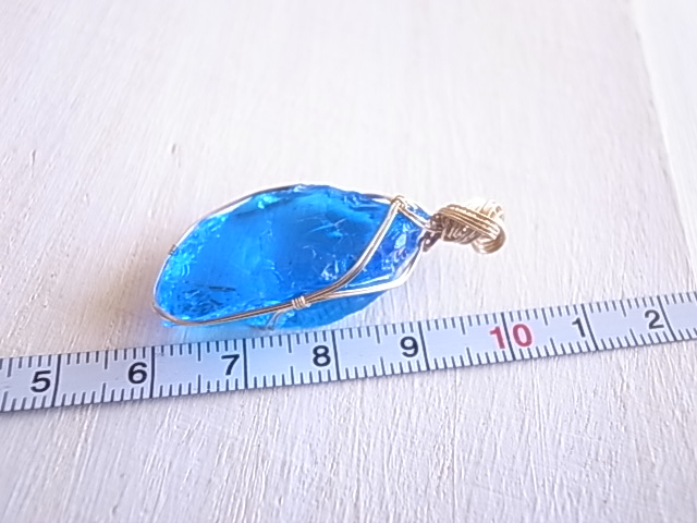 アンダラクリスタル エレクトリックブルー ペンダントトップ 14kgf シェラネバダ産 - 画像 (8)