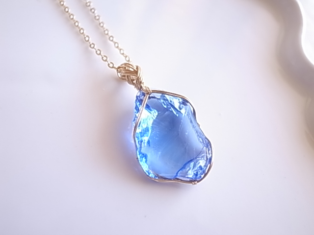 アンダラクリスタル エレスチャルサファイア ペンダントトップ 14kgf シェラネバダ産 - 画像 (4)