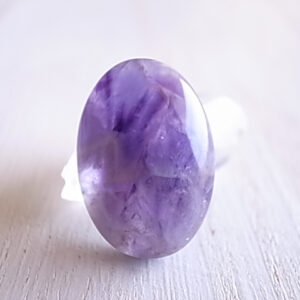 シェブロンアメジスト　ブラジル産　ルース　天然石