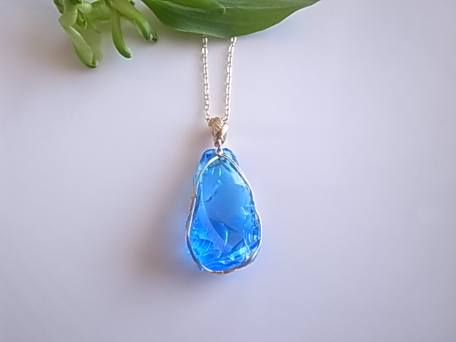 アンダラクリスタル エレクトリックブルー ペンダントトップ 14kgf シェラネバダ産 - 画像 (4)