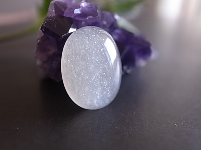 フェルドスパー アベンチュリン タンザニア産 ルース 天然石 - 画像 (6)