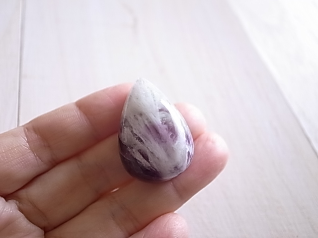 天使の羽 エンジェルフェザーフローライト ルース 天然石 - 画像 (7)