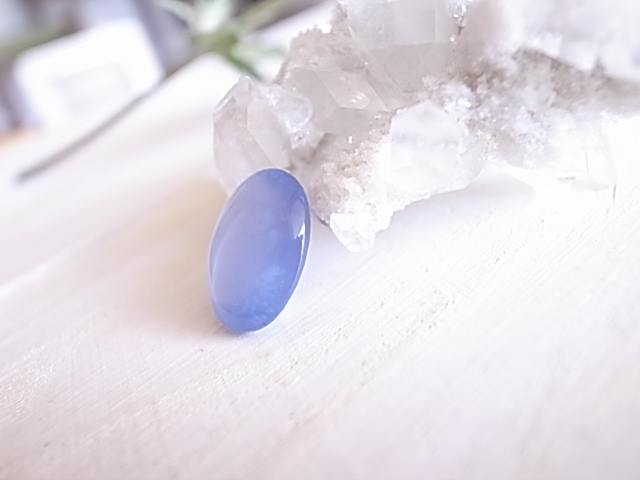 ブルーカルセドニー ルース 天然石 - 画像 (4)