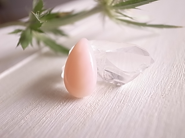 ピンクオパール ペルー産 ルース 天然石 - 画像 (2)