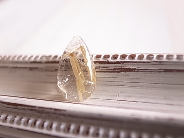 ルチルクォーツ ブラジル産 ルース 天然石 - 画像 (3)