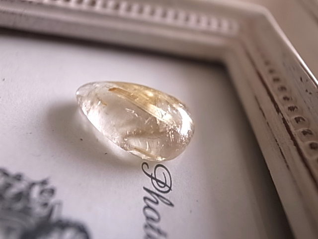 ルチルクォーツ ブラジル産 ルース 天然石 - 画像 (2)