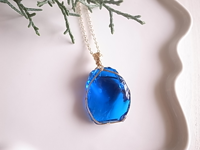 アンダラクリスタル タンザナイトファイアー ペンダントトップ 14kgf シェラネバダ産 - 画像 (5)