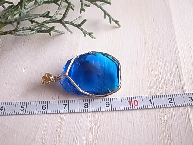 アンダラクリスタル タンザナイトファイアー ペンダントトップ 14kgf シェラネバダ産 - 画像 (8)