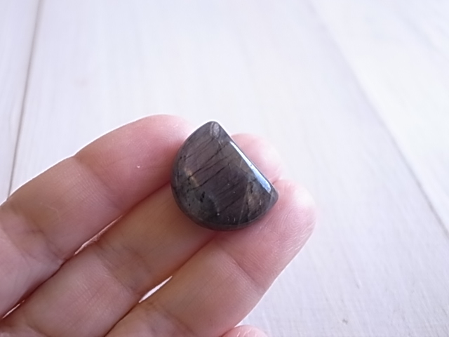 ピンクラブラドライト マダガスカル産 ルース 天然石 - 画像 (7)