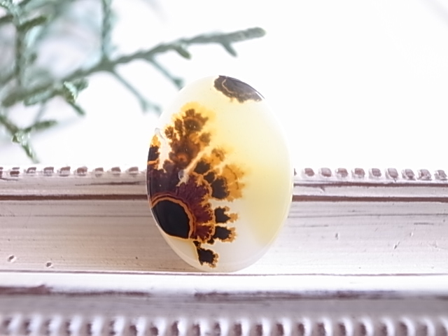 デンドリティックアゲート マダガスカル産 ルース 天然石 - 画像 (2)