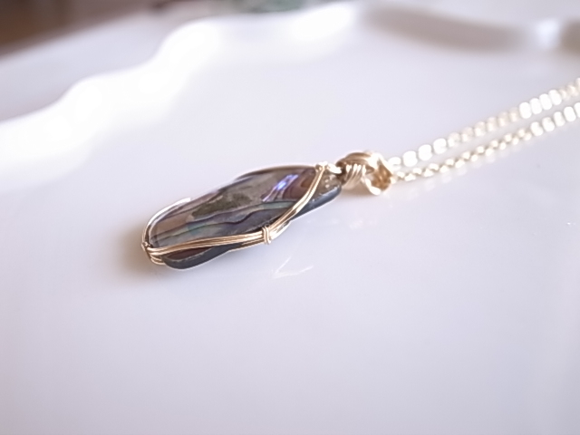 アバロンシェル ペンダントトップ ワイヤーペンダント - 画像 (5)