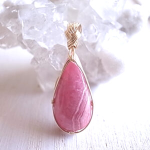 インカローズ　ロードクロサイト　ペンダントトップ　アルゼンチン産