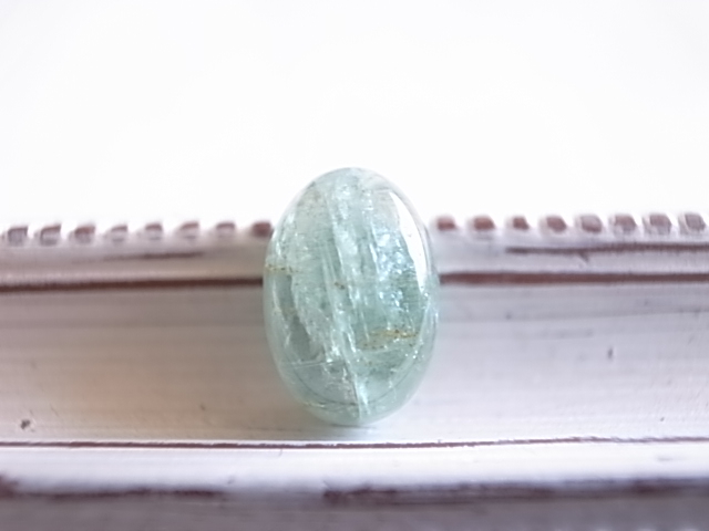 グリーンカイヤナイト タンザニア産 プチサイズ ルース 天然石 - 画像 (5)