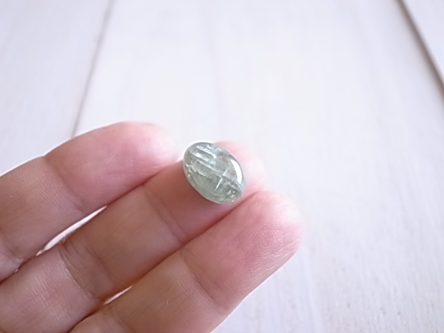 グリーンカイヤナイト タンザニア産 プチサイズ ルース 天然石 - 画像 (6)