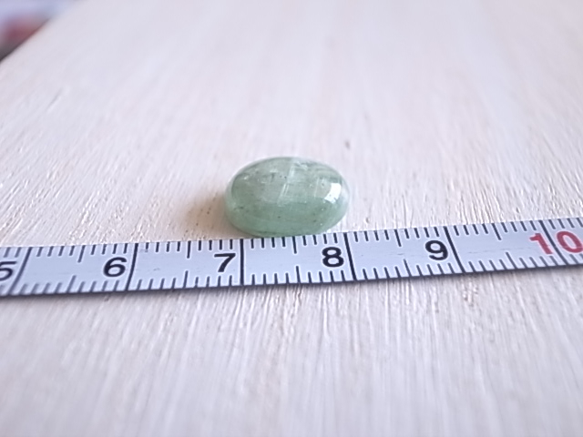 グリーンカイヤナイト タンザニア産 プチサイズ ルース 天然石 - 画像 (7)