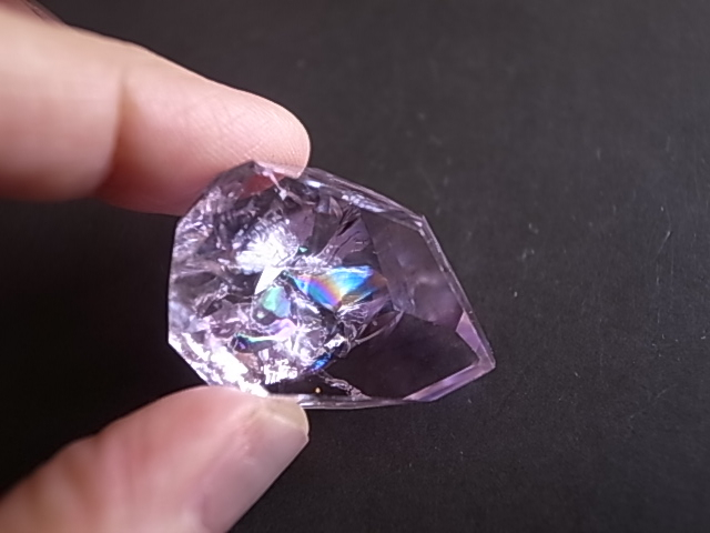 レインボーアメジスト アイリスアメジスト ブラジル産 16g - 画像 (2)