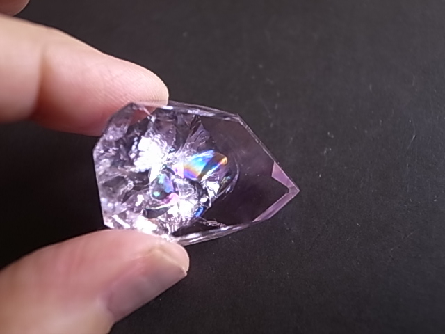 レインボーアメジスト アイリスアメジスト ブラジル産 16g - 画像 (5)