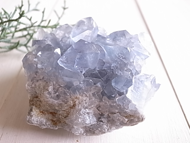 セレスタイト マダガスカル産 原石 459g 天然石 クラスター - 画像 (5)