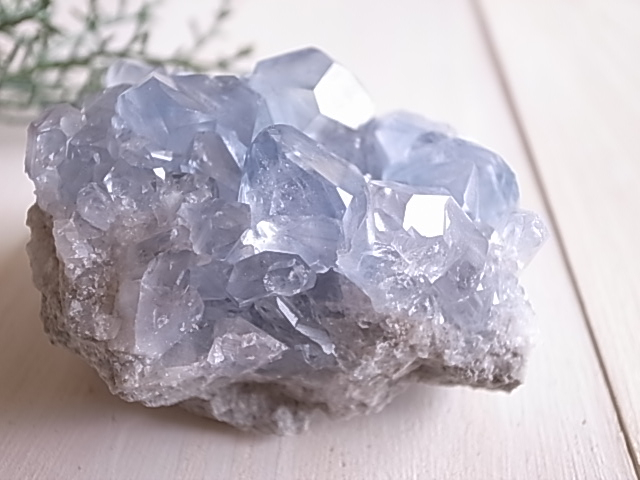 セレスタイト マダガスカル産 原石 459g 天然石 クラスター - 画像 (3)