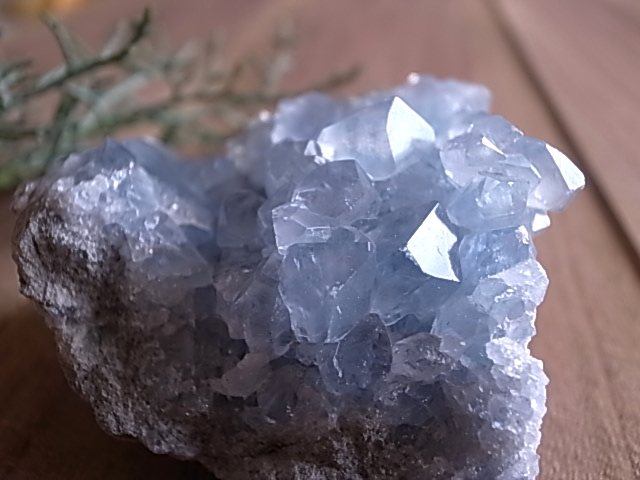 セレスタイト マダガスカル産 原石 357g 天然石 クラスター - 画像 (5)