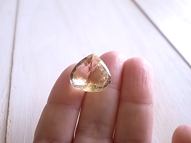 シトリン カット入り ルース 天然石 - 画像 (7)