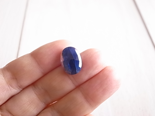 カイヤナイト カット入り ネパール産 ルース 天然石 - 画像 (6)